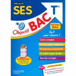 ISBN Objectif Bac - Spécialité Sciences Eco-Sociales Term, Éducatif, Français, 256 pages