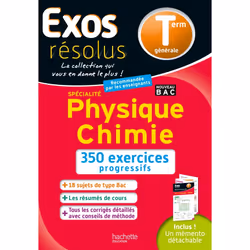 ISBN Exos Résolus Spécialité Physique Chimie Terminale, Éducatif, Français, 512 pages