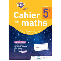 Mission Indigo 5e - cahier d'activités - Ed. 2021 (Broché)