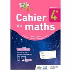 ISBN Mission Indigo 4e - cahier d'activités - Ed. 2021, Éducatif, Français, 128 pages