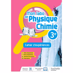 ISBN Mon labo de Physique-Chimie 3e - cahier d'expériences - Ed. 2022, Éducatif, Français, 48 pages