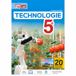 ISBN Technologie 5e - Livre élève - Ed. 2024, Éducatif, Français, 128 pages