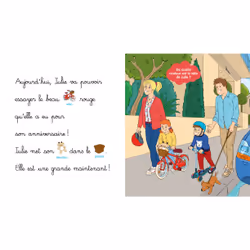 Les histoires de P'tit Sami Maternelle (3-5 ans) : Julie fait du vélo (Cartonné)