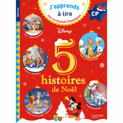 ISBN Disney - 5 histoires de Noël CP niveaux 1, 2, 3, Éducatif, Français, 160 pages