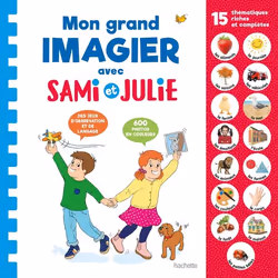 ISBN Mon grand imagier avec Sami et Julie, Éducatif, Français, 96 pages