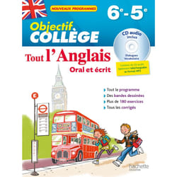 OBJECTIF Collège - Tout l'Anglais 6e-5e (Broché)