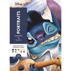 Disney Portraits - Disney - Livre de coloriage - 100 dessins inédits