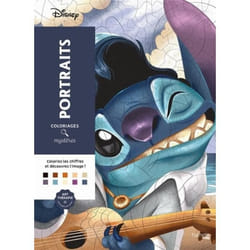 Disney Portraits - Disney - Livre de coloriage - 100 dessins inédits