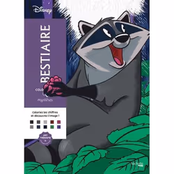 Coloriages Mystères - Disney - Bestiaire - 100 illustrations inédites - Animaux des films - Revivez Disney
