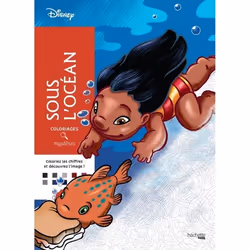 Coloriages mystères Disney - Sous locéan