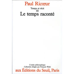 ISBN Temps et Récit livre