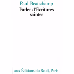ISBN Parler dEcritures saintes, 128 pages