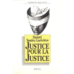 ISBN Justice pour la justice livre