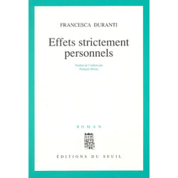 ISBN Effets strictement personnels livre