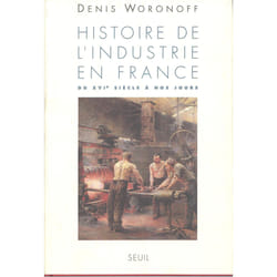 ISBN Histoire de lindustrie en France. Du XVIe siècle à nos jours livre