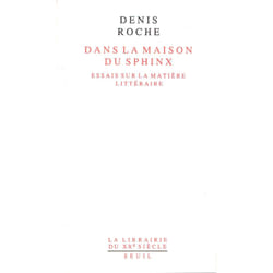 ISBN Dans la maison du Sphinx. Essais sur la matière littéraire livre