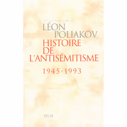 ISBN Histoire de lantisémitisme (1945-1993), 420 pages