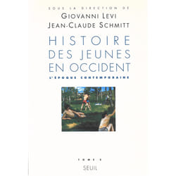 ISBN Histoire des jeunes en Occident livre
