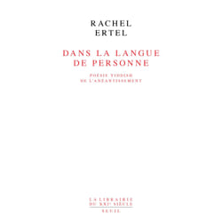 ISBN Dans la langue de personne. Poésie yiddish de lanéantissement livre