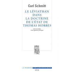 ISBN Le Léviathan dans la doctrine de lEtat de Thomas Hobbes. Sens et échec dun symbole politique livre