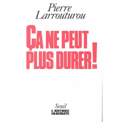 ISBN Ça ne peut plus durer !, 256 pages