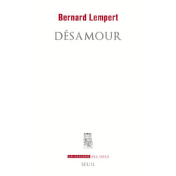 ISBN Désamour livre