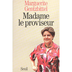 ISBN Madame le proviseur livre