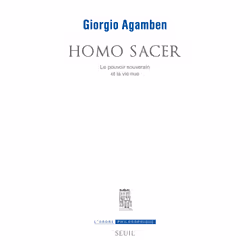ISBN Homo sacer. Le pouvoir souverain et la vie nue, 224 pages
