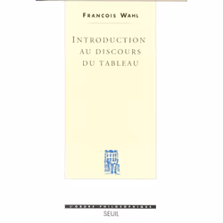 ISBN Introduction au discours du tableau, 208 pages