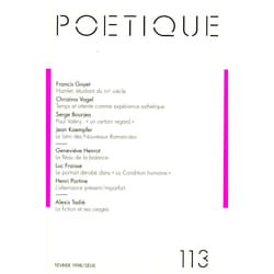 ISBN Poétique, n° 113 livre 128 pages