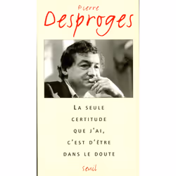 ISBN La Seule certitude que jai, cest dêtre dans le doute, 64 pages