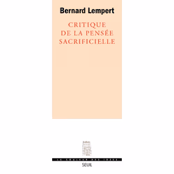 ISBN Critique de la pensée sacrificielle, 240 pages