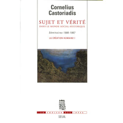 ISBN Sujet et vérité dans le monde social-historique livre