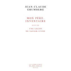 ISBN Mon père. Inventaire. Suivi de : Une leçon de savoir-vivre livre