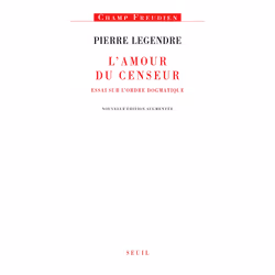 ISBN LAmour du censeur. Essai sur lordre dogmatique, 270 pages