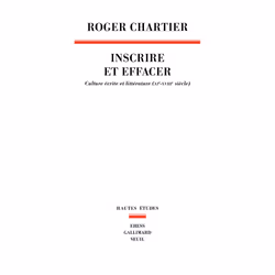 ISBN Inscrire et Effacer. Culture écrite et littérature (XIe-XVIIIe siècle), 224 pages