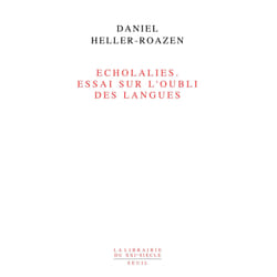 ISBN Echolalies. Essai sur loubli des langues livre