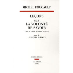 Leçons sur la volonté de savoir