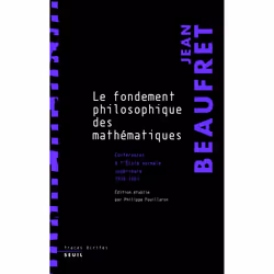 ISBN Le Fondement philosophique des mathématiques, 176 pages