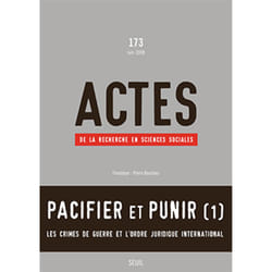 Actes de la recherche en sciences sociales, n°173