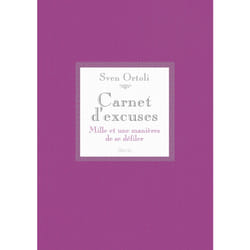 ISBN Carnet dexcuses livre