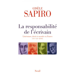 ISBN La Responsabilité de lécrivain livre