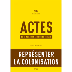 ISBN Actes de la recherche en sciences sociales, n°185, 128 pages