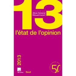 ISBN LEtat de lopinion 2013 livre