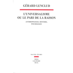 ISBN LUniversalisme ou le pari de la raison livre