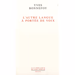 ISBN L'Autre Langue A Portee De Voix, histoire, Français