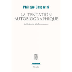 ISBN La Tentation autobiographique livre