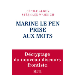 ISBN Marine Le Pen prise aux mots livre