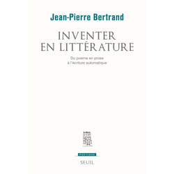 ISBN Inventer en littérature livre