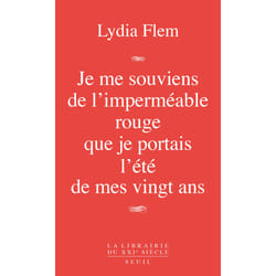 ISBN Je me souviens de limperméable rouge que je portais lété de mes vingt ans livre
